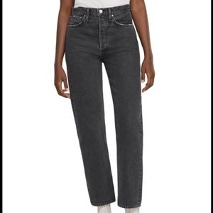 Agolde 90’s Pinch Waist Jean (Black Tea) Size 26